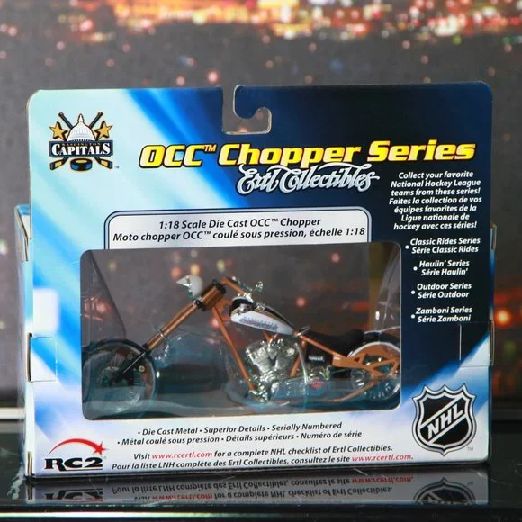 Washington Capitals 1:18 Scale Die Cast OCC Chopper Ertl Collectibles-Great Gift - Picture 2 of 5